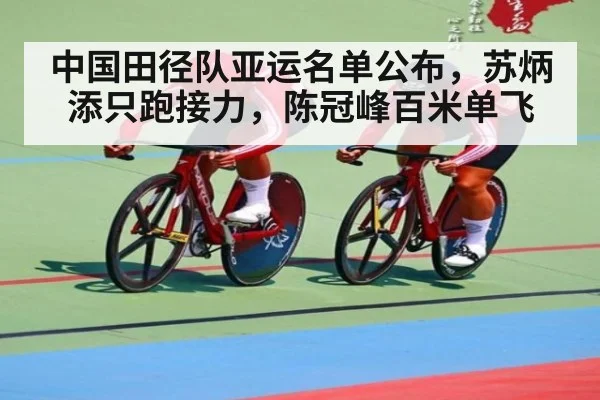 中国田径队亚运名单公布，苏炳添只跑接力，陈冠峰百米单飞 | jiuyou